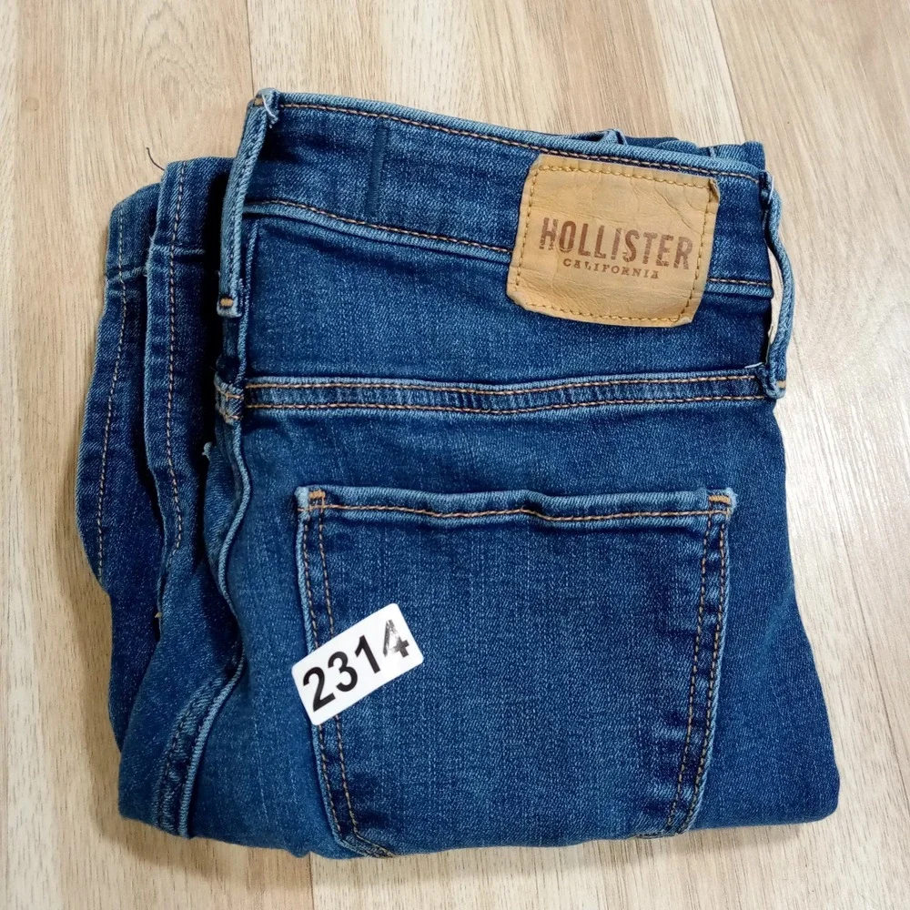 Hollister High Rise Vintage‎ Flare Jeans Dark Wash Soft Stretch Size 1S W25 L30